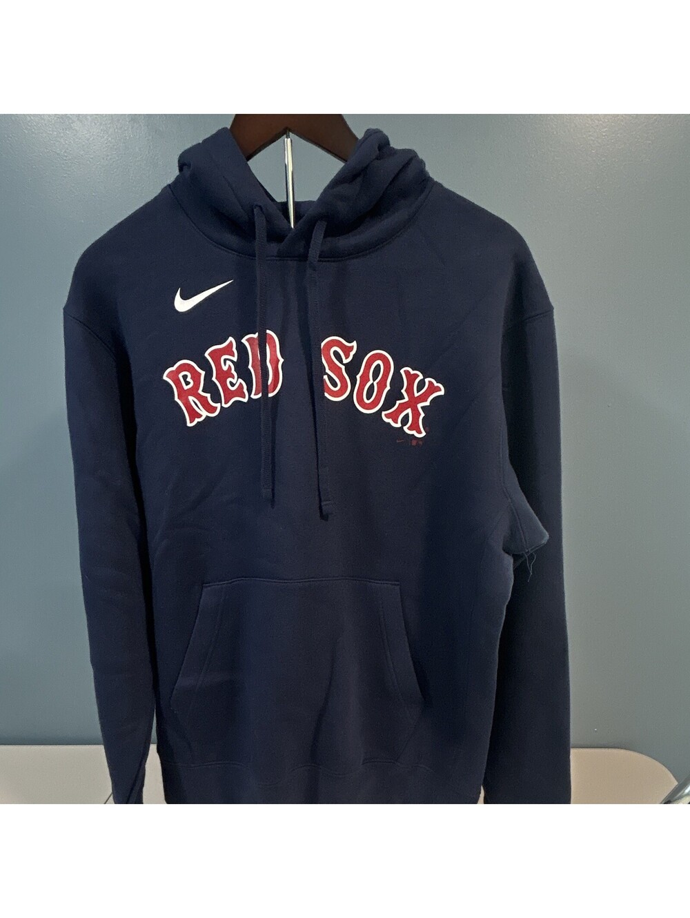 Nike Boston Red Sox David Ortiz #34 Pullover Hoodie Navy Men's Size M